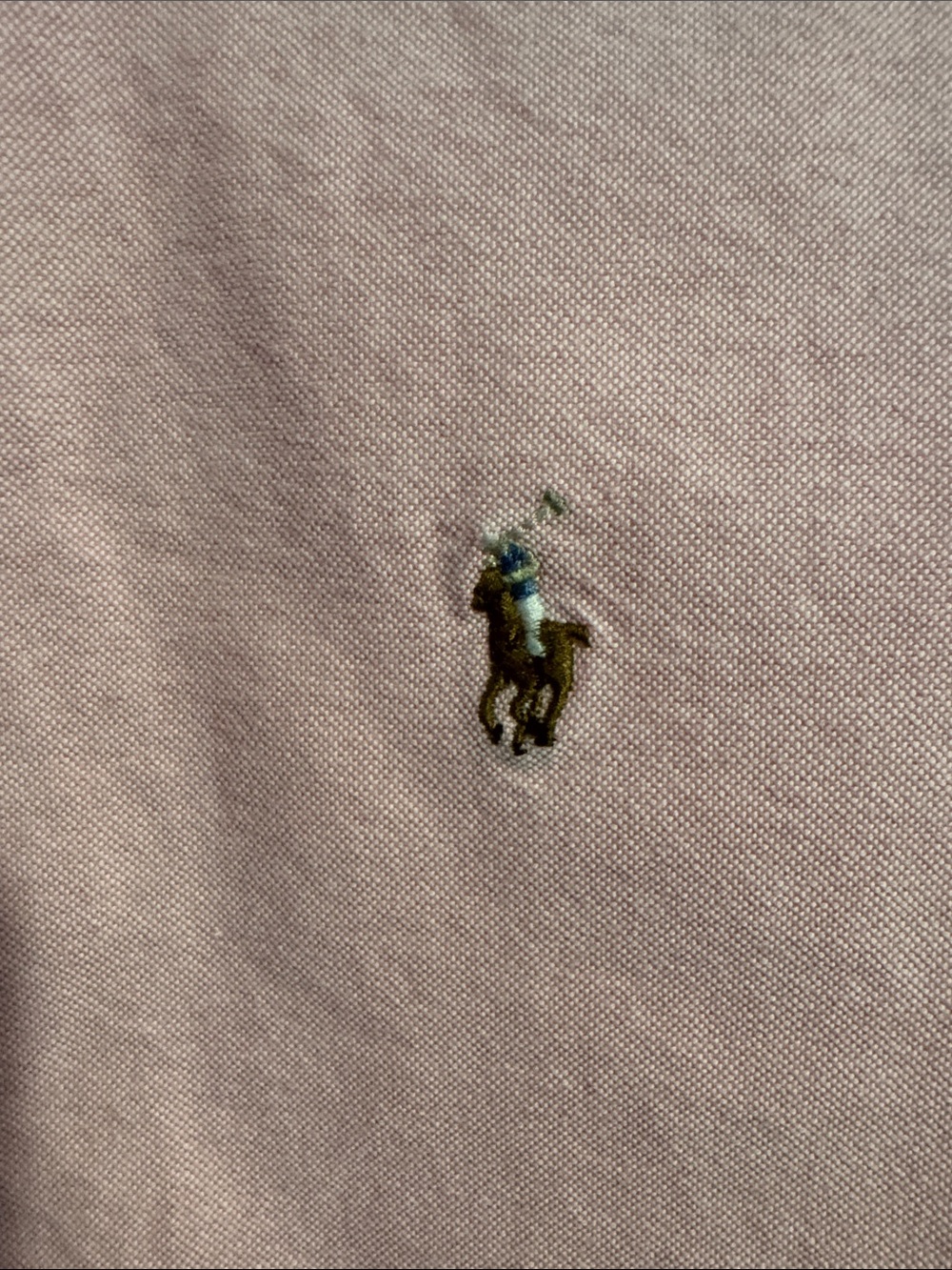 Boys Ralph Lauren Light Pink Polo with Embroidered Pony size 14
